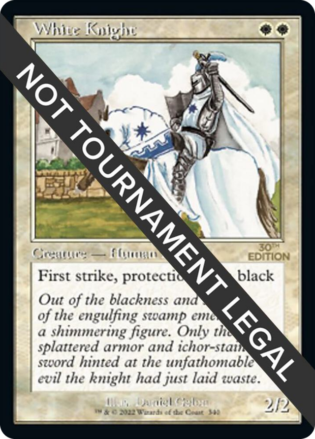 0340 White Knight (Retro Frame) U 30th Anniversary Edition