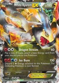 BW063 White Kyurem EX - BW63 Promo Black and White Promos