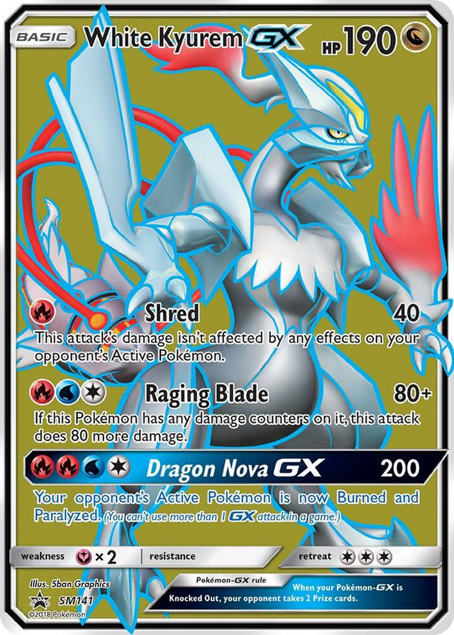 SM141 White Kyurem GX - SM141 Promo SM Promos