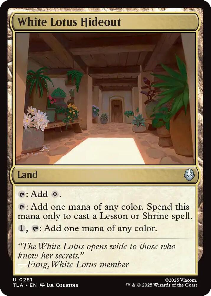 0281 White Lotus Hideout U The Last Airbender