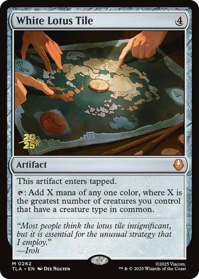0262 White Lotus Tile M Prerelease Cards