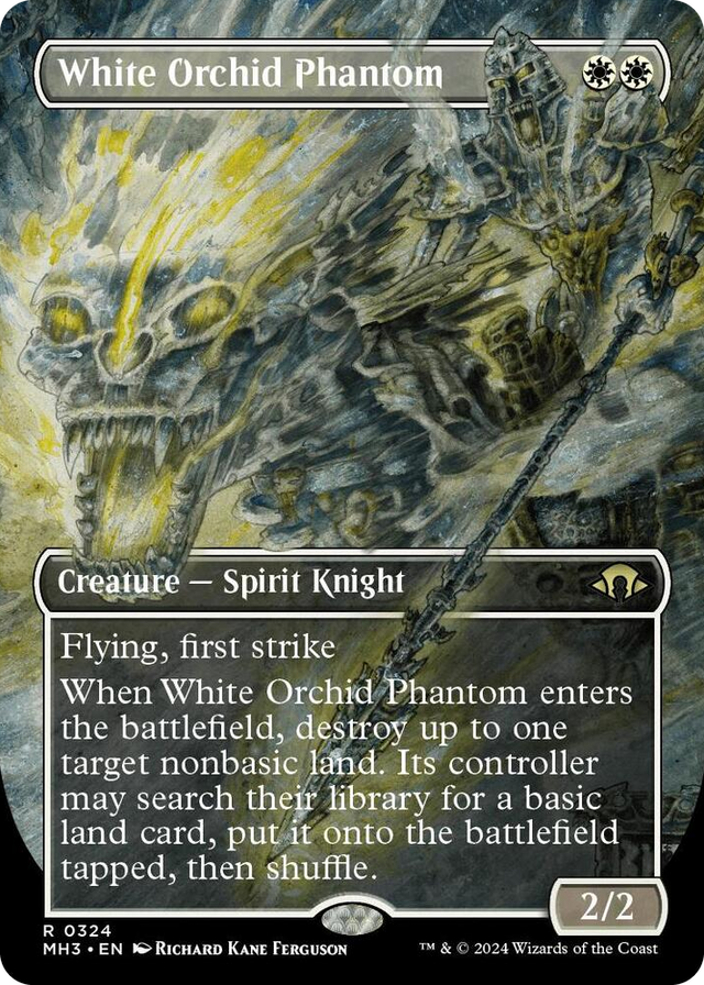 0324 White Orchid Phantom (Borderless) R Modern Horizons 3