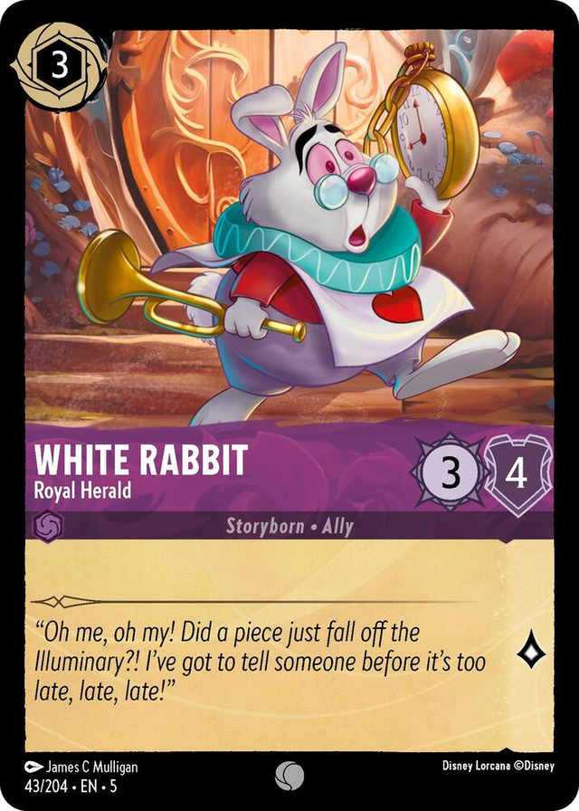 0043 White Rabbit - Royal Herald Common Shimmering Skies