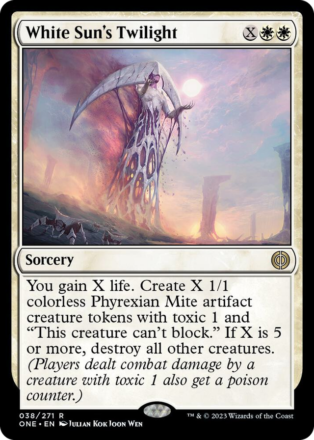 0038 White Sun's Twilight R Phyrexia: All Will Be One