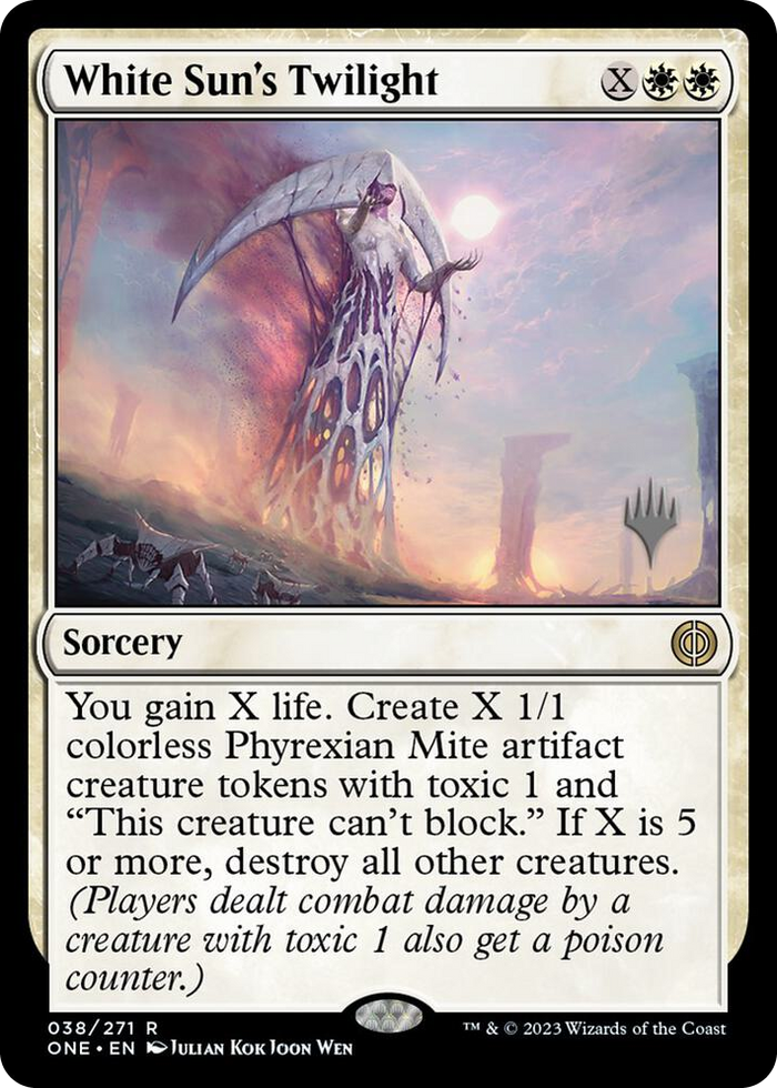 White Sun's Twilight #38 R - Promo Pack: Phyrexia: All Will Be One Pokemon card