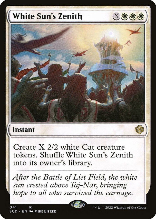 0041 White Sun's Zenith R Starter Commander Decks