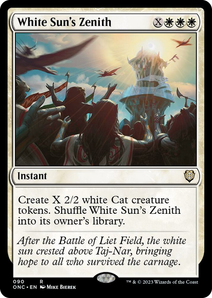 White Sun's Zenith #90 R - Commander: Phyrexia: All Will Be One Pokemon card