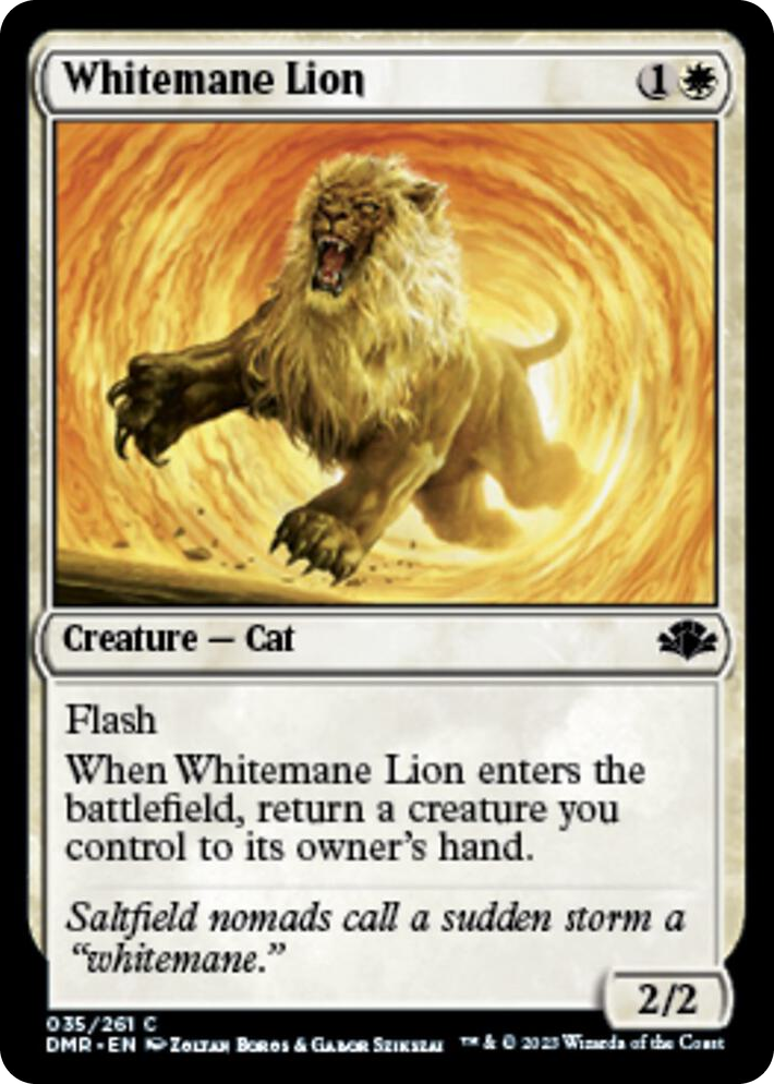 0035 Whitemane Lion C Dominaria Remastered