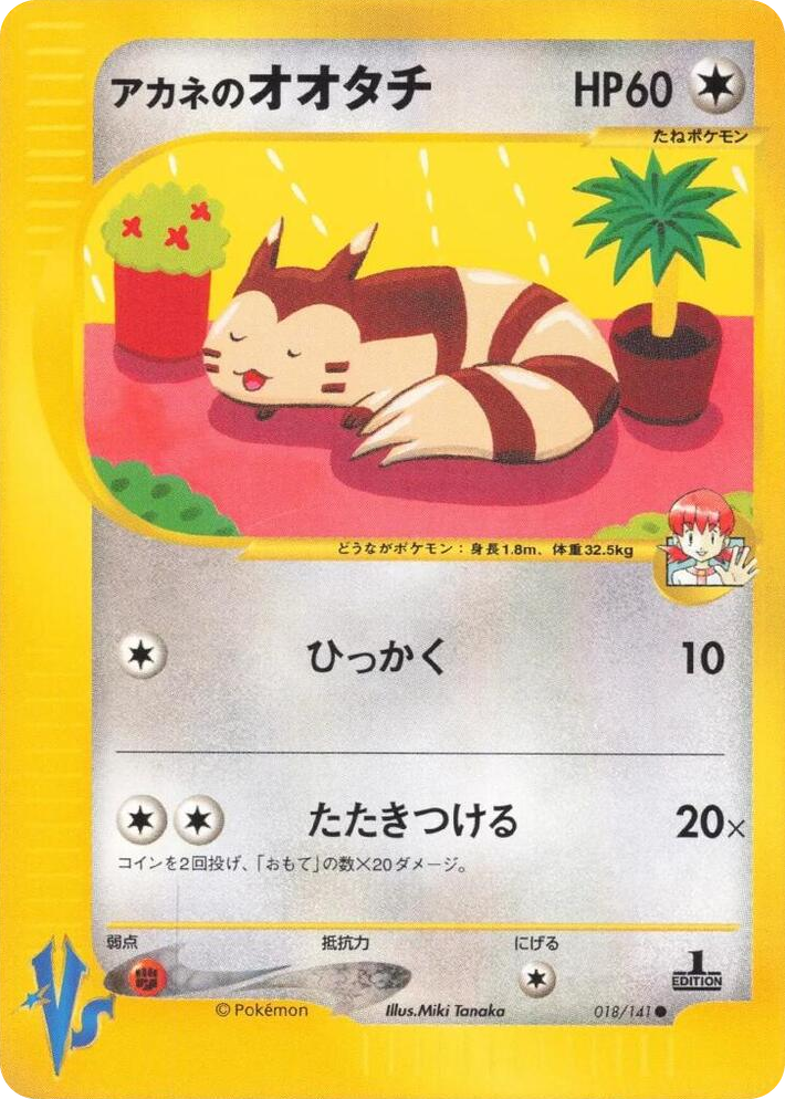 0018 Whitney's Furret Common Pokemon VS