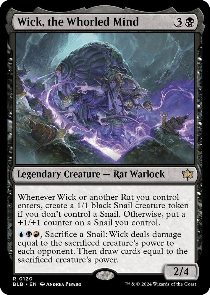 0120 Wick, the Whorled Mind R Bloomburrow