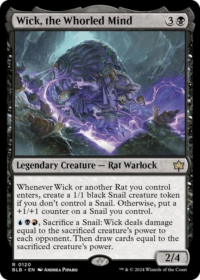 0120 Wick, the Whorled Mind R Bloomburrow