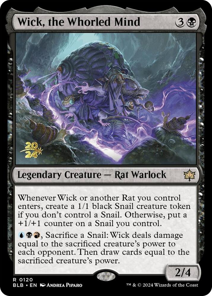 0120 Wick, the Whorled Mind R Prerelease Cards