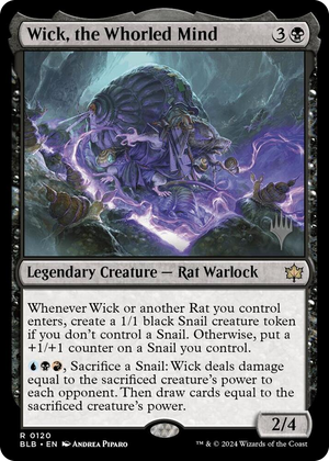 0120 Wick, the Whorled Mind R Promo Pack: Bloomburrow