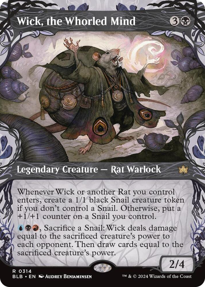 0314 Wick, the Whorled Mind (Showcase) R Bloomburrow