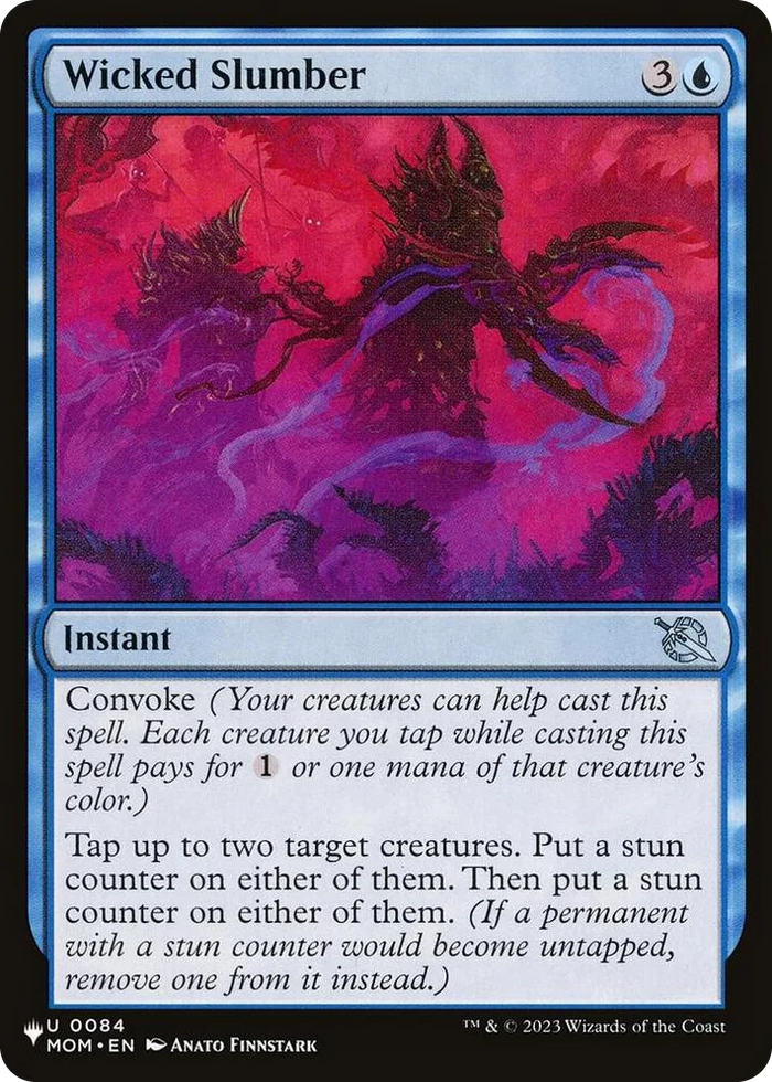 0084 Wicked Slumber U The List Reprints