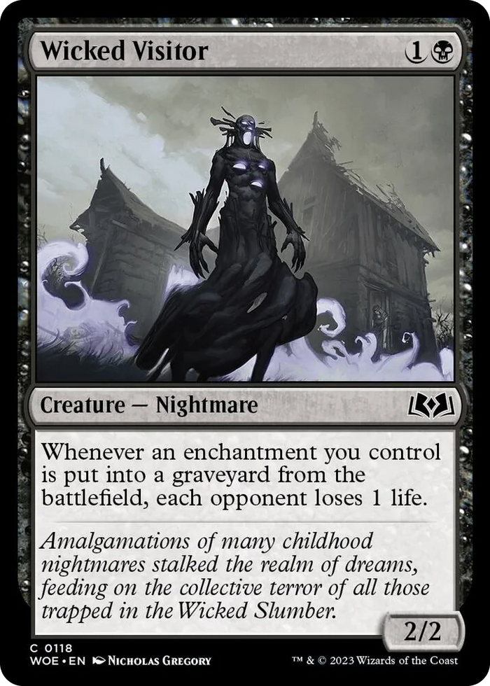 0118 Wicked Visitor C Wilds of Eldraine
