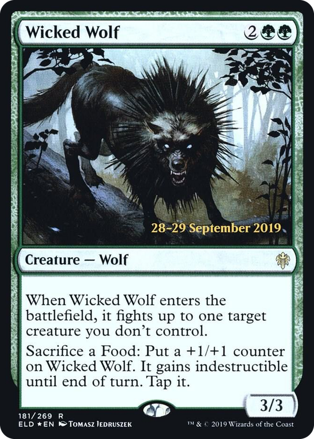 0181 Wicked Wolf R Prerelease Cards