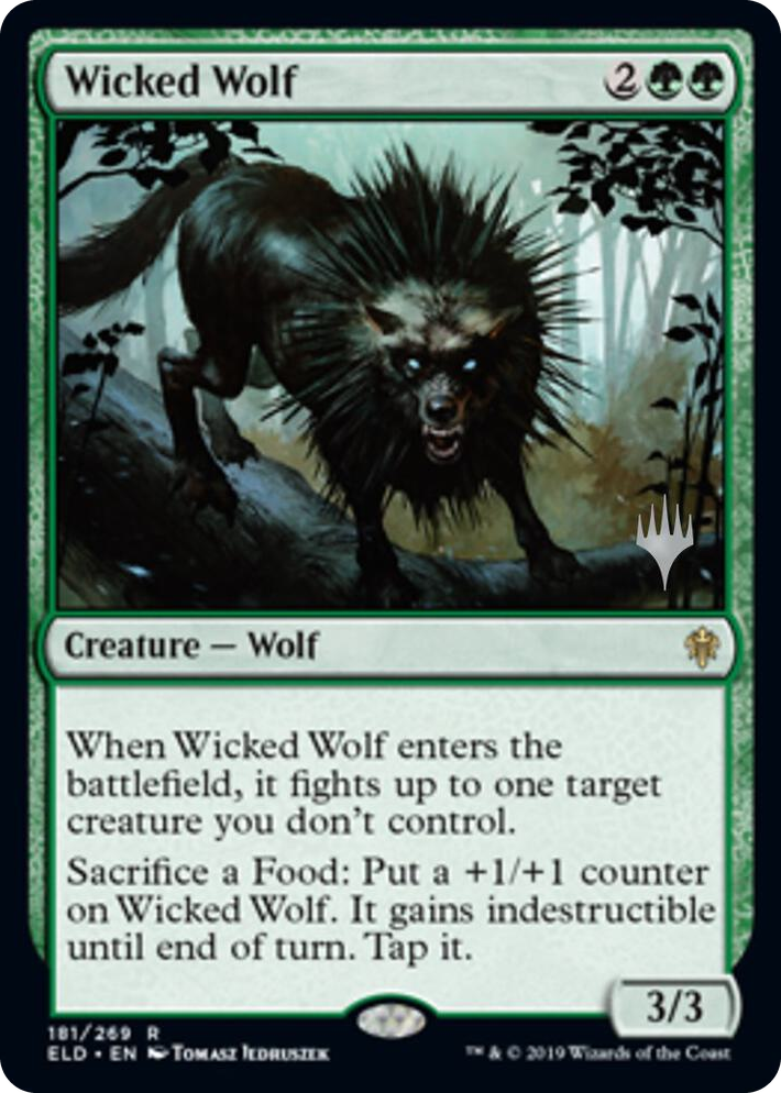 0181 Wicked Wolf R Promo Pack: Throne of Eldraine