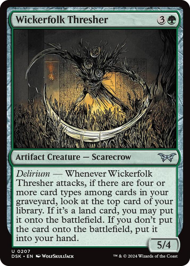 0207 Wickerfolk Thresher U Duskmourn: House of Horror