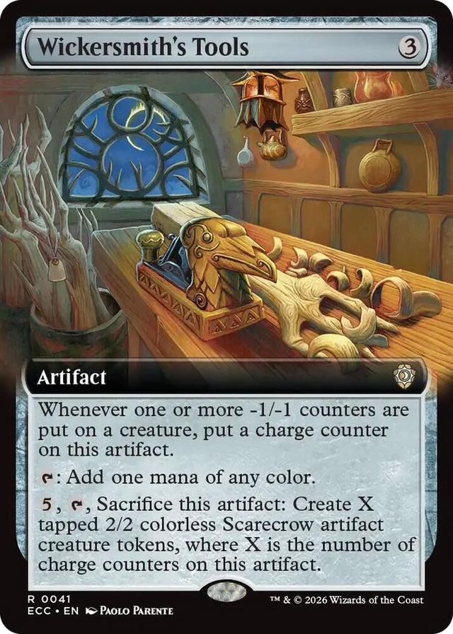 0041 Wickersmith's Tools (Extended Art) R Commander: Lorwyn Eclipsed