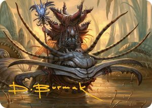 0018 Wick's Patrol Art Card (Gold-Stamped Signature) S Art Series: Bloomburrow