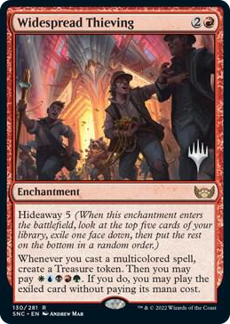 0130 Widespread Thieving R Promo Pack: Streets of New Capenna