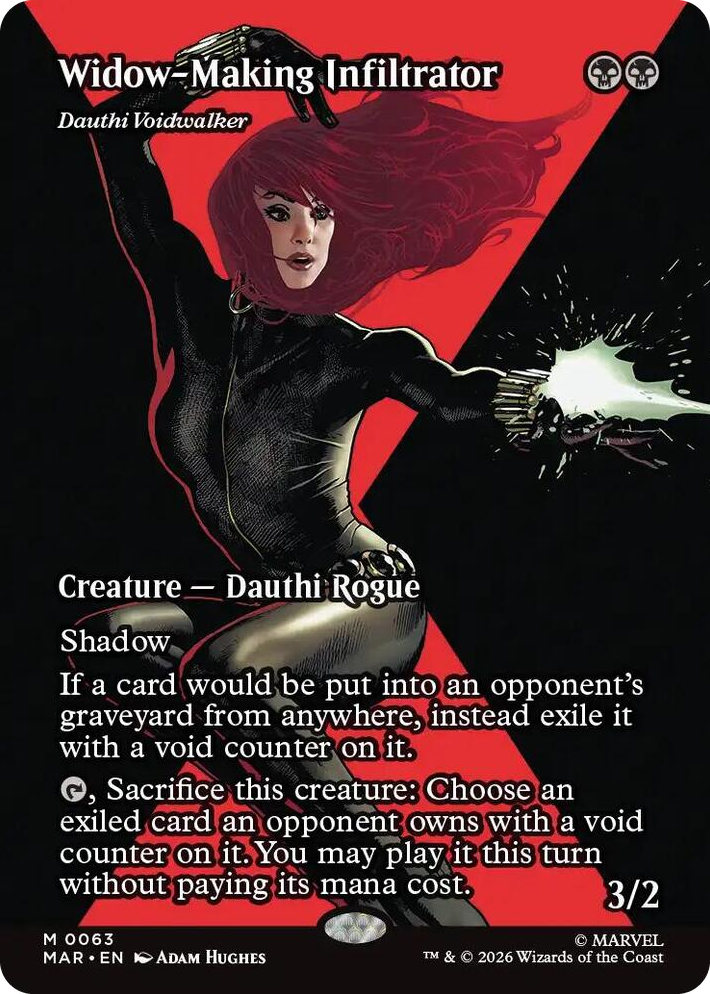 0063 Widow-Making Infiltrator - Dauthi Voidwalker (Borderless) M Marvel Universe Eternal-Legal