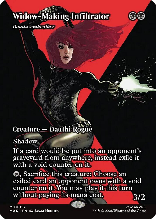 0063 Widow-Making Infiltrator - Dauthi Voidwalker (Borderless) M Marvel Universe Eternal-Legal