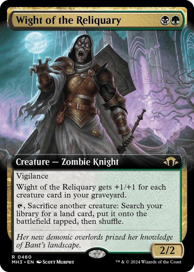 0460 Wight of the Reliquary (Extended Art) R Modern Horizons 3