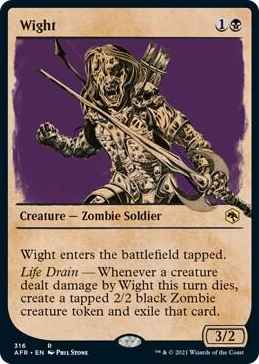 0316 Wight (Showcase) R Adventures in the Forgotten Realms