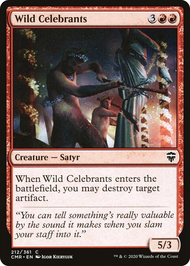 0212 Wild Celebrants C Commander Legends