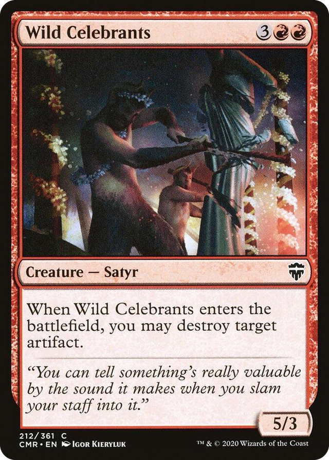 0212 Wild Celebrants C Commander Legends
