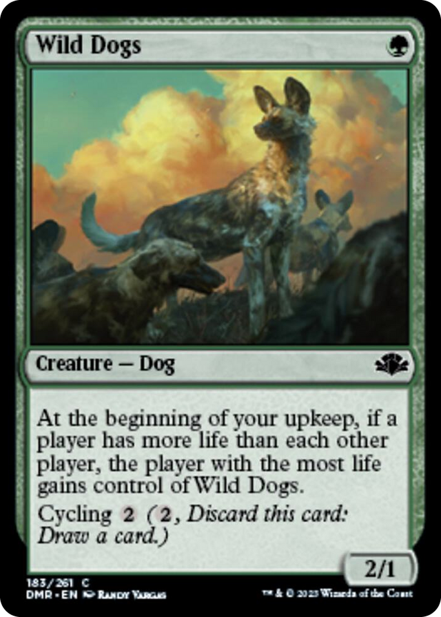 0183 Wild Dogs C Dominaria Remastered
