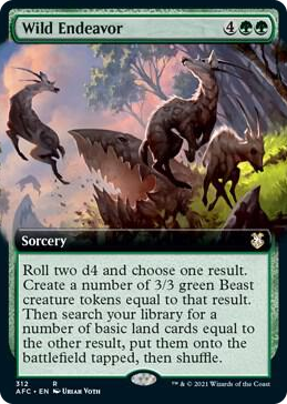 0312 Wild Endeavor (Extended Art) R Commander: Adventures in the Forgotten Realms