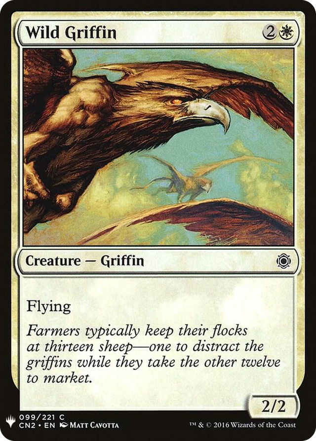 0099 Wild Griffin C The List Reprints