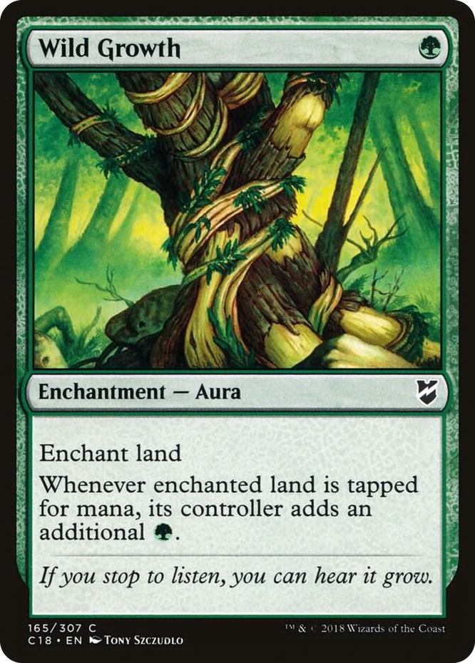 0165 Wild Growth C Commander 2018