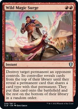 0206 Wild Magic Surge U Commander Legends: Battle for Baldur's Gate