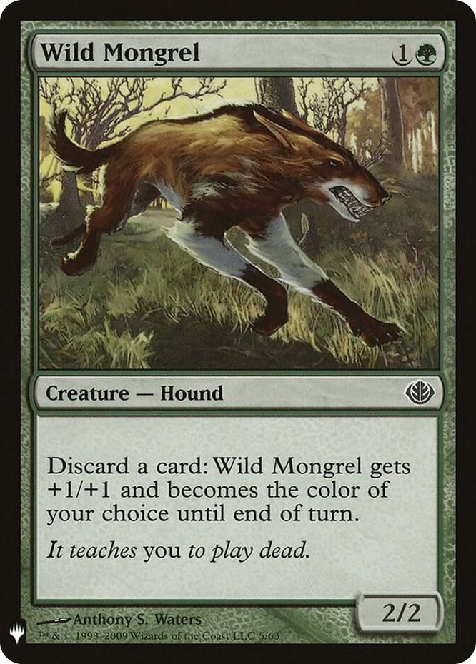 0005 Wild Mongrel C The List Reprints