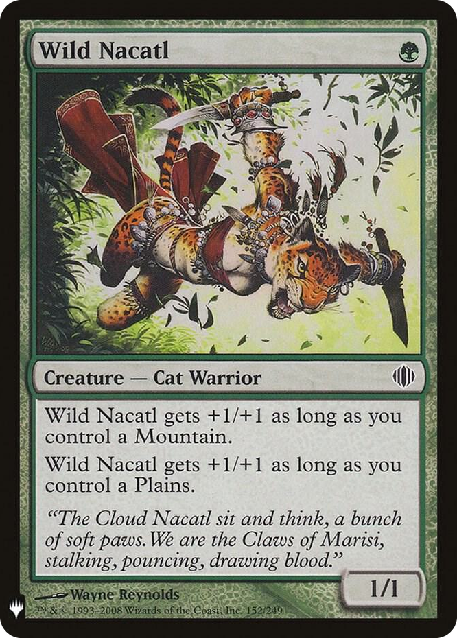 0152 Wild Nacatl C The List Reprints