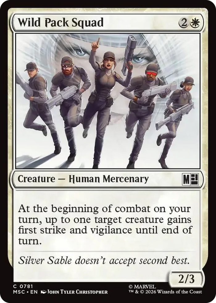 0781 Wild Pack Squad C Commander: Marvel Super Heroes
