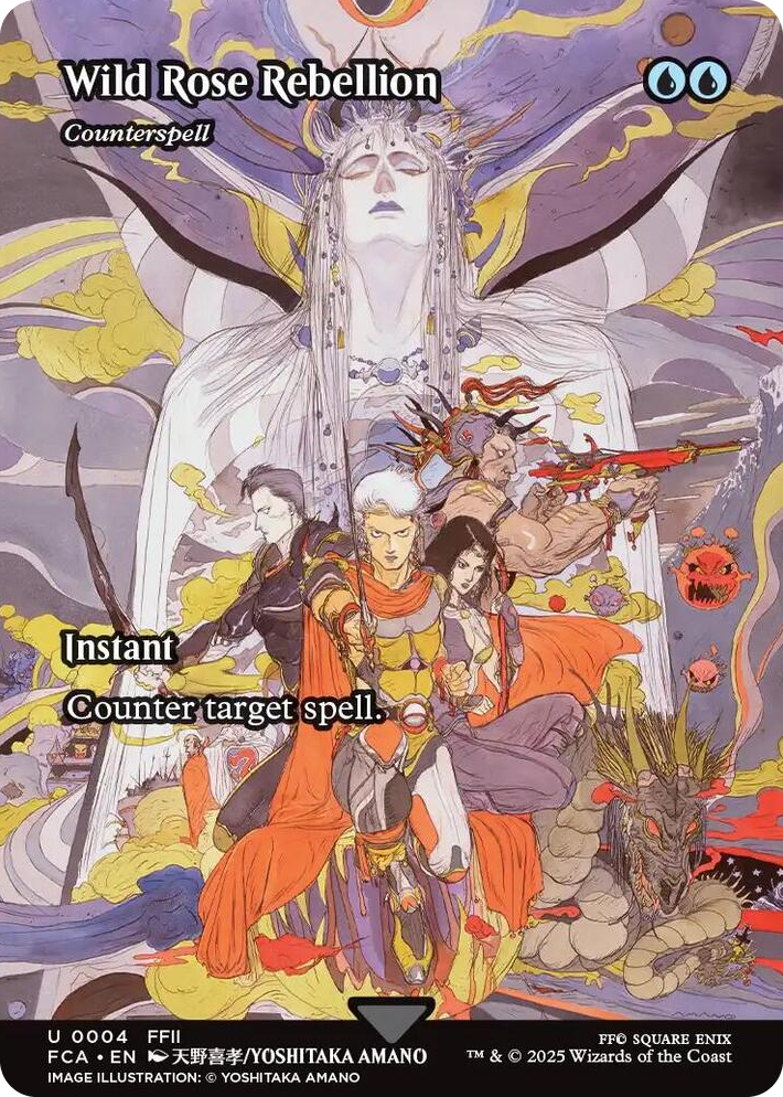 0004 Wild Rose Rebellion - Counterspell (Showcase) U FINAL FANTASY: Through the Ages
