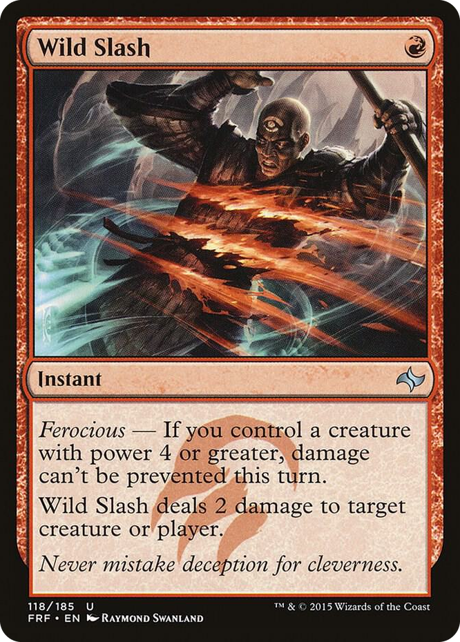 0118 Wild Slash U Fate Reforged