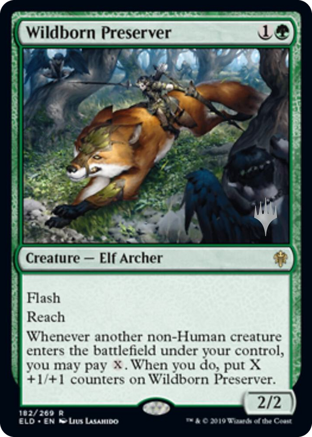 0182 Wildborn Preserver R Promo Pack: Throne of Eldraine