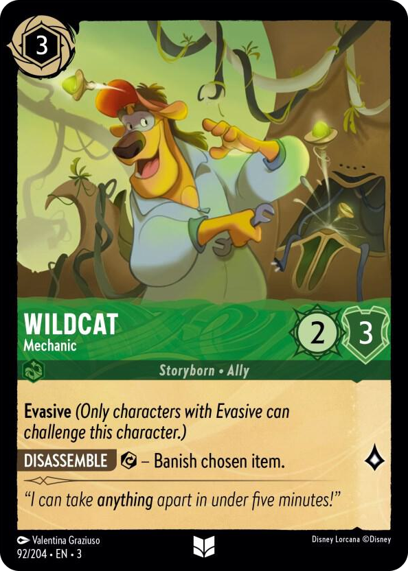 0092 Wildcat - Mechanic Uncommon Into the Inklands