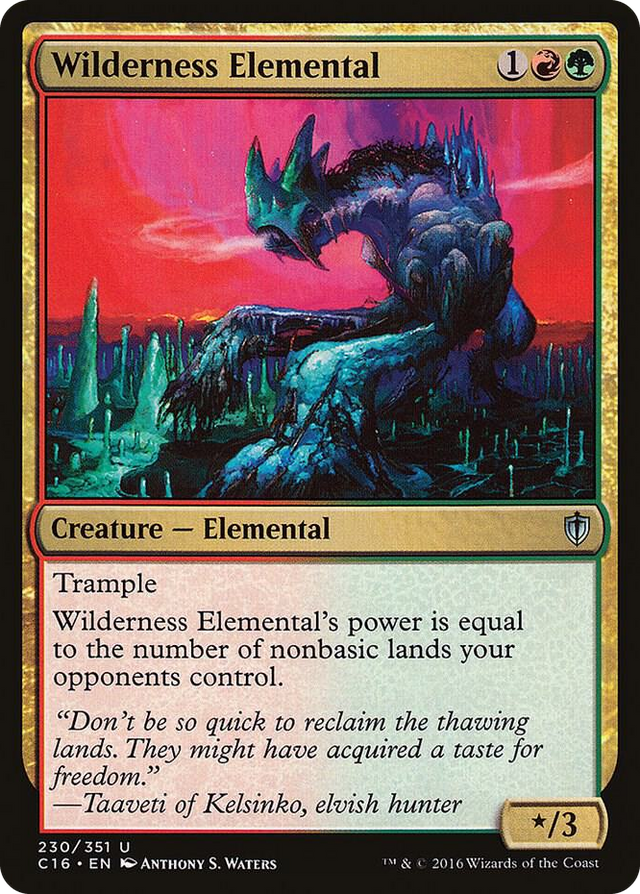 0230 Wilderness Elemental U Commander 2016