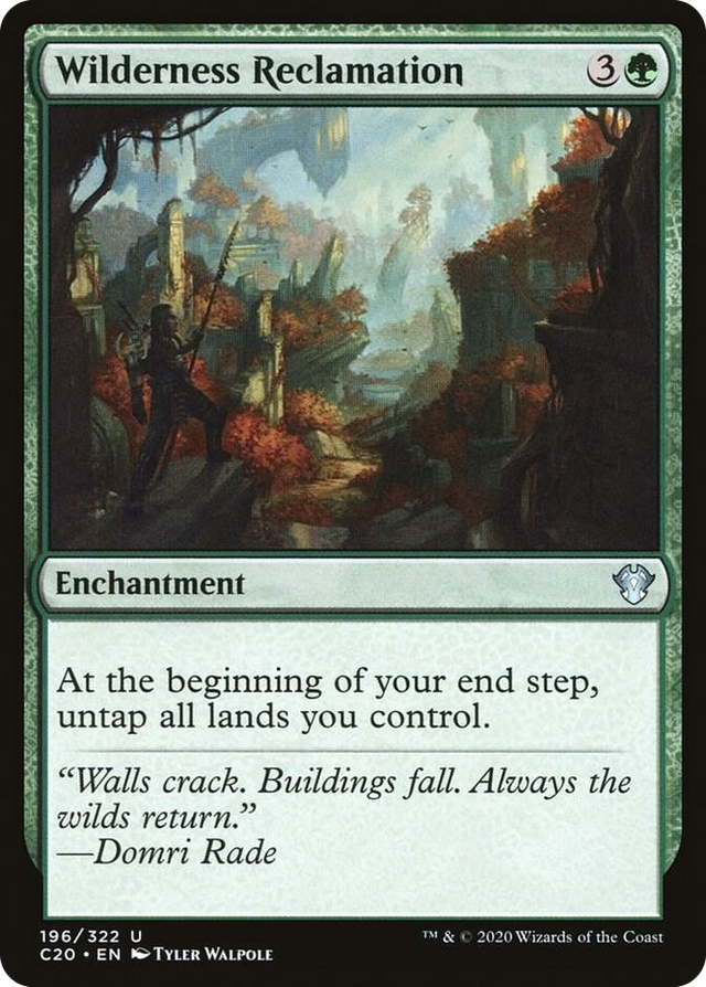 0196 Wilderness Reclamation U Commander 2020