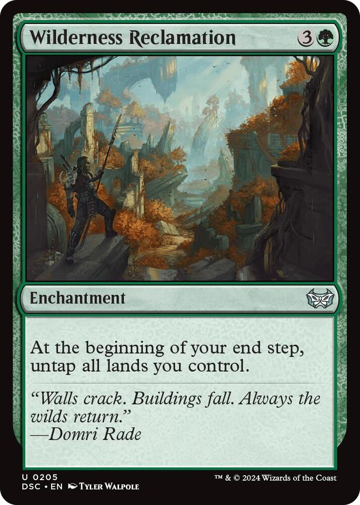 0205 Wilderness Reclamation U Commander: Duskmourn: House of Horror
