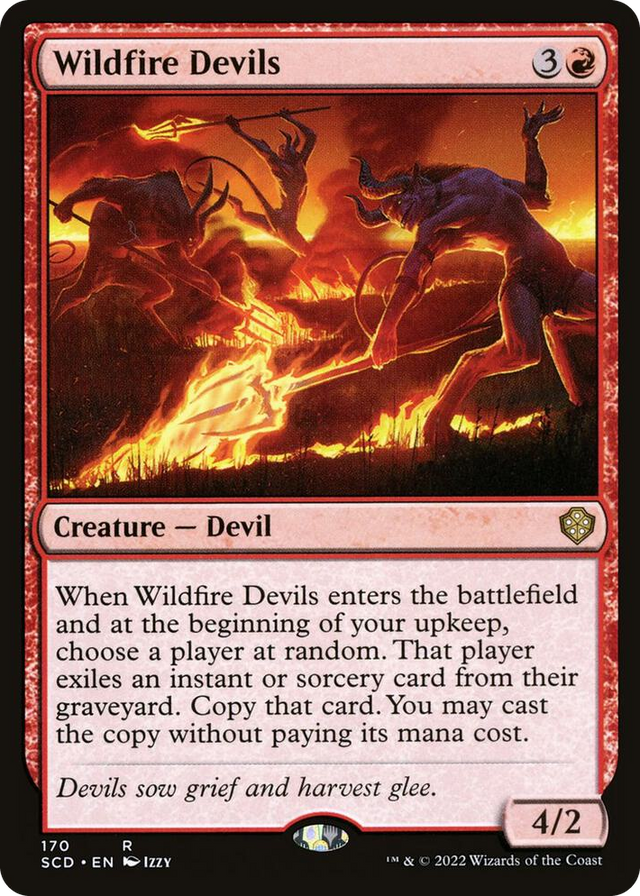 0170 Wildfire Devils R Starter Commander Decks
