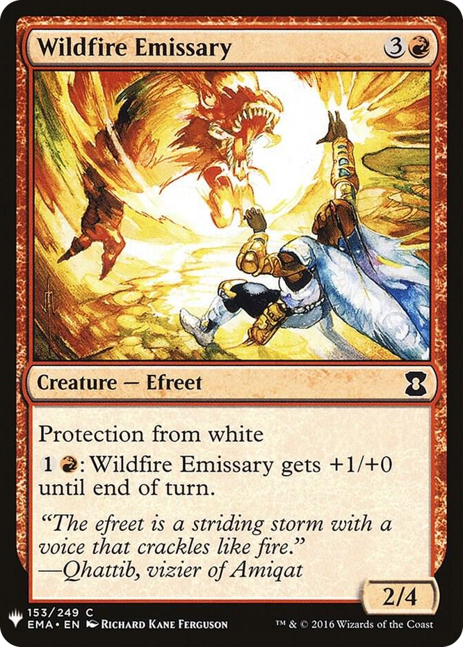 0153 Wildfire Emissary C The List Reprints