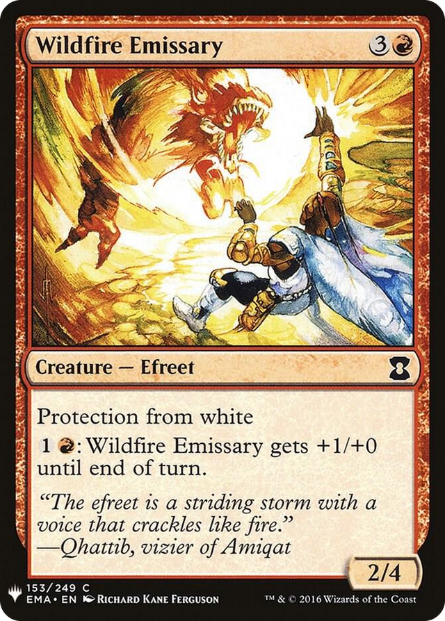 0153 Wildfire Emissary C The List Reprints